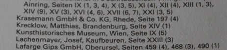 das Bildquellenverzeichnis